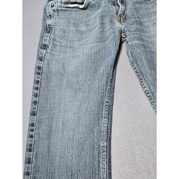 Levis Signature Jeans Mens 30x32 Blue Relaxed Straight Leg Denim Dark Wash - Picture 3 of 12